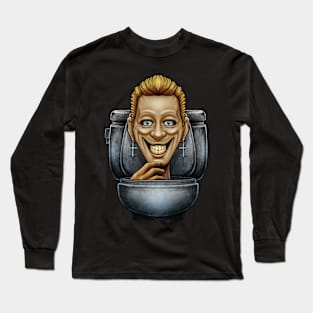 Horror toilet Monster #47 Long Sleeve T-Shirt